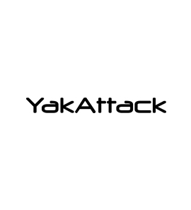 18" YakAttack Decal Black