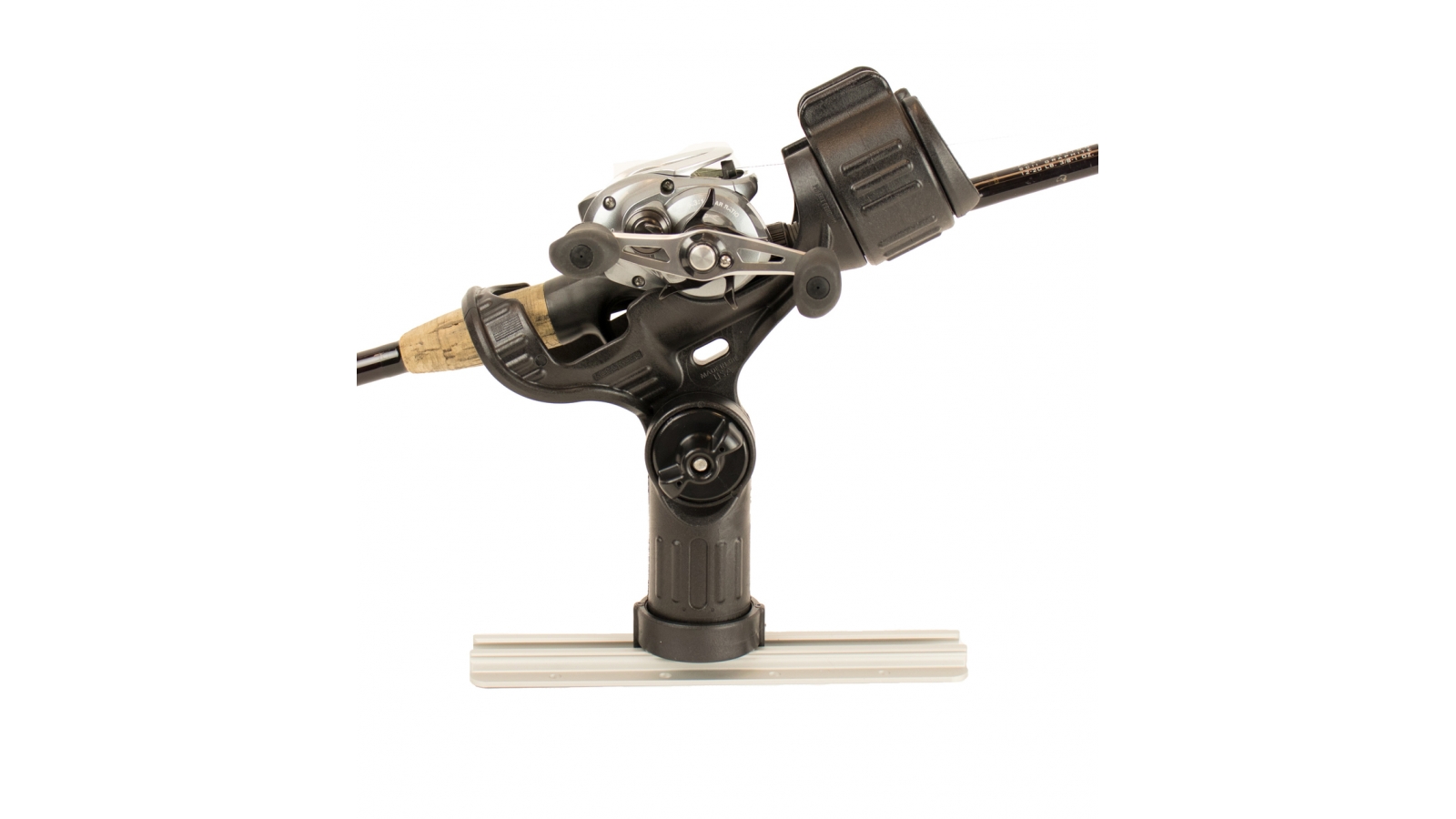 YakAttack Omega™ Rod Holder with Track Mounted LockNLoad™ Mounting System