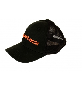 YakAttack Logo Trucker Baseball Sapka Fekete