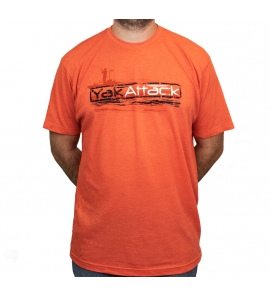 YakAttack Rigging The Dream Tee, Orange. 