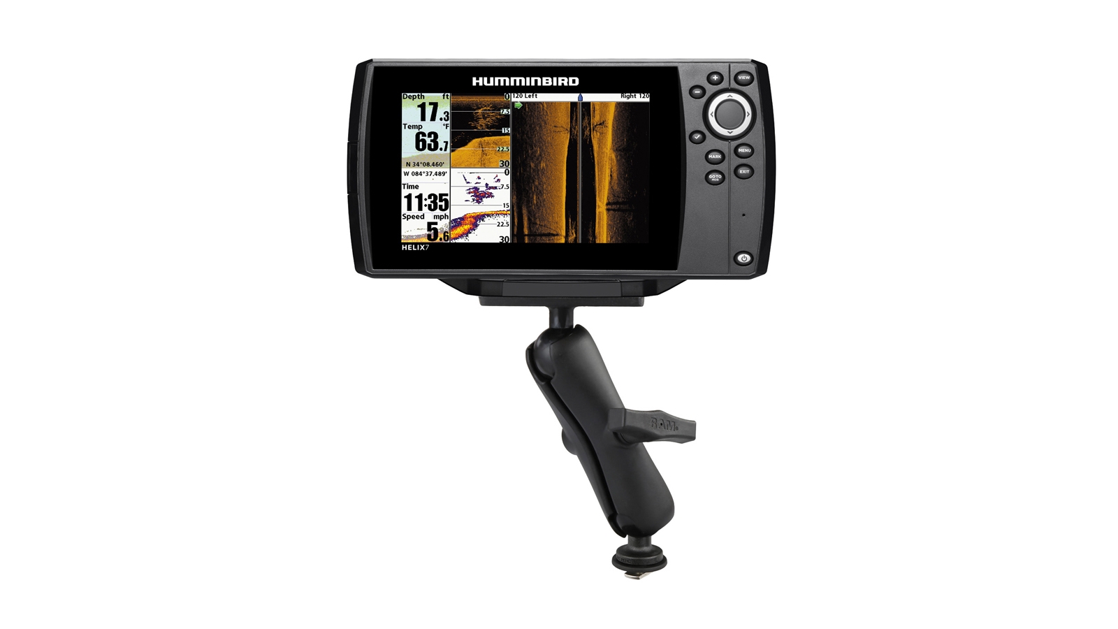 RAM Track Ball Mount for Humminbird Helix 7