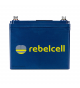 Rebelcell 12V 50A Akkumulátor + 10A töltő
