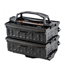YakAttack Fully Loaded TracPak Combo Kit, Two Boxes, Track Mount, Handle, and 3 Trays