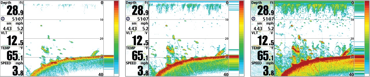 Humminbird HELIX Szonár érzékenység beállítása